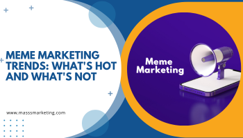 A blog banner showing about meme marketing